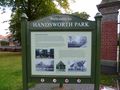 Information Board, Handsworth Park