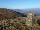 Trig point on unnamed top, South Rhinogs ridge