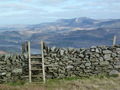 View north across Mawddach towards Cadair Idris