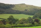 Crook Peak seen from fields above Compton Bishop