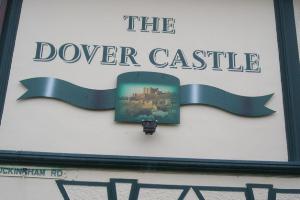Turning left at the Dover Castle Inn, way point 4