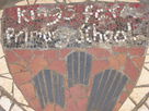Part of a mosaic near Kings Farm Primary School