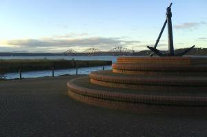 The Forth Bridges from St David