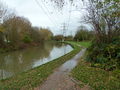Leave the car park and turn right along the towpath