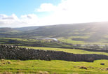 Swaledale and the Swale very full