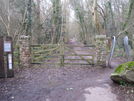 [7] Entrance to Golden Valley Nature Reserve follow path ahead.