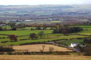 Panoramic views over the countryside