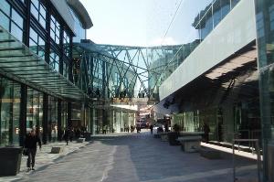 The Highcross Centre by the start looking towards St Martin