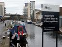Lochrin Basin at Edinburgh Quay.