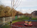 Playground and path at the end of Avington Close
