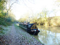 Along the towpath.