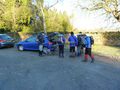 Hinckley Ramblers prepare for their walk from Ashby St Ledgers.