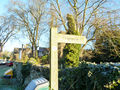Follow the way marks.