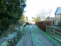 Down the drive.