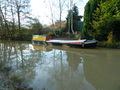 Along the canal.
