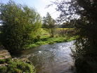 Crossing the River Dikler, near waypoint 4.