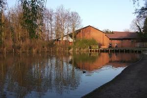 Swimming pool and lake, Abbey Fields, Kenilworth