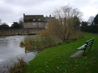 1- The start and finish point at the side of the Grantchester Mill Pond.  The charity car park, when in use, is in the field to the left of the Mill.