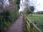 7- The narrow path shared with cyclists, re Safety Note 2.