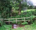Small stream is the County Boundary, here seen between waypoint 3 and 4. Crossed again at waypoint 4.