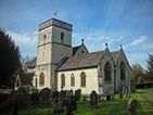 St Michaels Church which featured in the 1994 film "Four Weddings and a Funeral". The route passes through the churchyard.