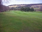 Looking back across Betchworth Park golf course to Box Hill and the North Downs