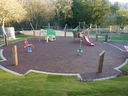 Childrens Play Area at Visitor Centre, Almondell Country Park.