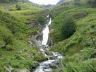 Rhaeadr Fach at Aber. The Small Waterfall at Aber.