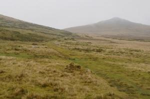 The Quarry Access Road with Y Gyrn in the background