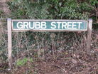 Grubb Street is spelt "Grub Street" on Ordnance Survey Maps.