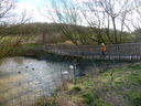 Bridge at the end of the Lake. Poolsbrook Country Park