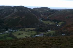 View of Sychnant Pass from the Jubilee Path