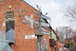 Signposting at Home Farm Shopping Centre
