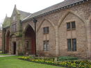 Trinity House currently offices for De Montfort University formerly almshouses known as Trinity Hospital