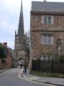 Looking down Castle View with the Turret Gateway and St Mary de Castro