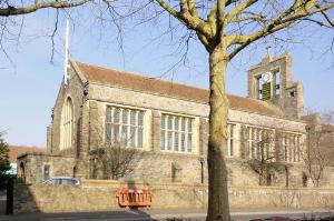 The drive in front of St Mary