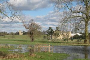 Croome Court and Croome Church from between points [3] and [4].