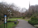 Castle Gardens and St Mary de Castro Church