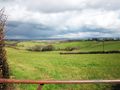 View from Trematon-Longlands Lane towards Dartmoor in the distance.