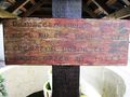 Sign on Old Trematon Village Well