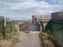 Bridge over stream near Soar Valley College