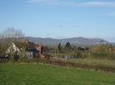 View to the Malvern Hills from between waypoints [1] & [2]
