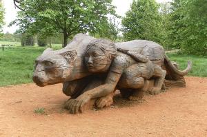 Girl with Jaguar by Tom 