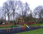 Faraday Gardens and St Peter