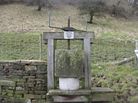 Old cheese press