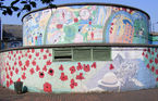Stockwell Memorial Gardens - Mural.