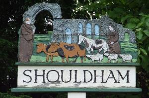 Shouldham village sign