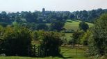 Looking towards Petworth before descending into the Shimmmings Valley