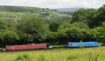 The Goyt Valley and Peak Forest Canal looking back towards New Mills from the approach to Disley.