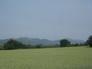 View to the Malvern Hills from between points [1] & [2]